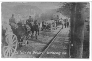 La fuite des Boches - Luxembourg 1918 